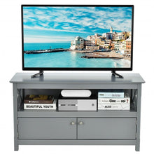 Load image into Gallery viewer, 44" Wooden Storage Cabinet TV Stand-Gray