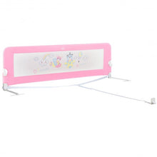 Load image into Gallery viewer, 69" Breathable Baby Toddlers Bed Rail Guard Safety Swing Down-Pink