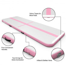Load image into Gallery viewer, Air Track Inflatable Gymnastics Tumbling Mat with Pump-Pink