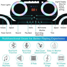 Load image into Gallery viewer, 9 Pads MIDI Electronic Roll Up Drum Set