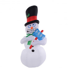 Load image into Gallery viewer, 7 ft Airblown Inflatable Christmas Snowman Gemmy Lighted Decoration