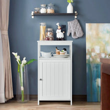 Load image into Gallery viewer, Bathroom Floor Cabinet with Adjustable Shelf-White