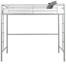 Load image into Gallery viewer, Metal Twin Loft Ladder Beds-Silver