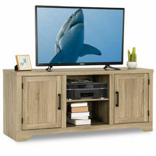 Load image into Gallery viewer, Rustic TV Stand Entertainment Center Storage Cabinet