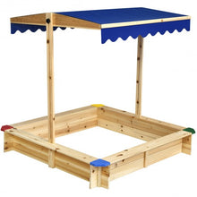 Load image into Gallery viewer, Kids Outdoor Playset Wooden Sandbox