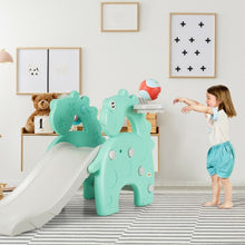 Load image into Gallery viewer, 3in1 Toddler Climber Slide Set w/Toss Toy & Basketball Hoop Indoor &Outdoor-Gray
