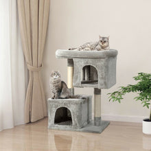 Load image into Gallery viewer, Luxury Cat Tree for Large Cats-Light Gray