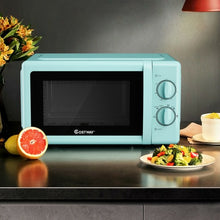 Load image into Gallery viewer, 0.7 Cu. ft Retro Countertop Compact Microwave Oven-Green