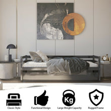 Load image into Gallery viewer, Twin Size Wooden Slat Trundle Platform-Espresso