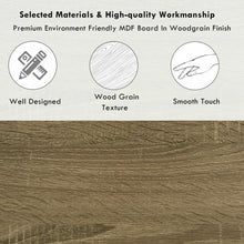 Load image into Gallery viewer, Rustic TV Stand Entertainment Center Storage Cabinet