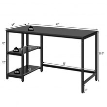 Load image into Gallery viewer, 47"/55" Computer Desk Office Study Table Workstation Home w/ Adjustable Shelf-M