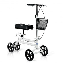 Load image into Gallery viewer, Medical Steerable Knee Walker with Dual Braking System-White