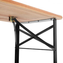 Load image into Gallery viewer, 3 pcs Folding Wooden Picnic Table Bench Set