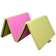 Load image into Gallery viewer, 4' x 10' x 2" Multi-Colors Folding PU Panel Gymnastics Mat