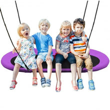 Load image into Gallery viewer, 60" Saucer Surf Outdoor Adjustable Swing Set-Purple