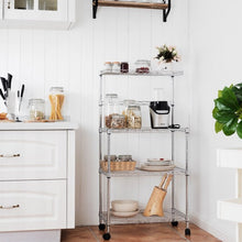 Load image into Gallery viewer, 3-Tier Kitchen Microwave Baker Stand Storage Cart Rack