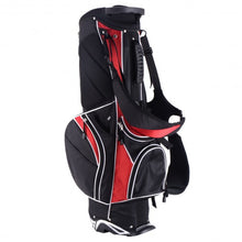 Load image into Gallery viewer, Golf Stand Cart Bag with 6-Way Divider Carry Pockets-Red