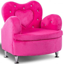 Load image into Gallery viewer, Soft Velvet Armrest Couch Toddler Sofa