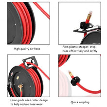 Load image into Gallery viewer, 3/8" x 50' Auto Rewind Retractable Air Hose Reel Compressor