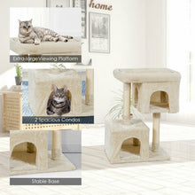 Load image into Gallery viewer, Luxury Cat Tree for Large Cats-Beige