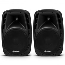 Load image into Gallery viewer, Dual 10" 1600W Powered Bluetooth Mic Speaker Speakers