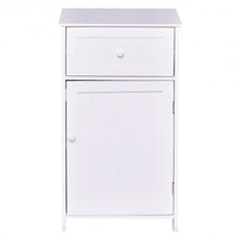 Load image into Gallery viewer, White Storage Cabinet Bathroom Organizer