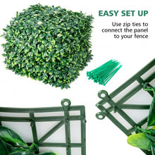 Load image into Gallery viewer, 12 Pcs 20 x 20inch Artificial Daisy Hedge Plant Privacy Fence Hedge Panels