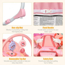 Load image into Gallery viewer, Baby Adjustable Swing Bouncer & Rocker-Pink