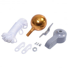 Load image into Gallery viewer, 25 ft Aluminum Sectional Flagpole Kit with Pole and American Flag