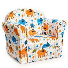 Load image into Gallery viewer, Kids Elephant Upholstered Sofa with Armrest