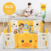 Load image into Gallery viewer, 12-Panel Foldable Baby Playpen with Sound