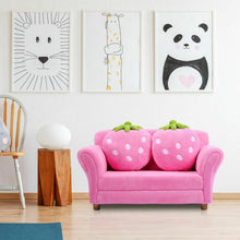 Load image into Gallery viewer, BL/PI Kids Strawberry Armrest Chair Sofa-Pink