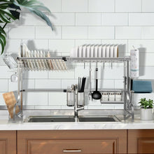 Load image into Gallery viewer, Stainless Steel Adjustable Dish Drainer Shelf