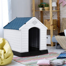Load image into Gallery viewer, Indoor/Outdoor Waterproof Plastic Dog House Pet Puppy Shelter