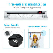 Load image into Gallery viewer, 9" Hot and Cold Paper Trimmer with 25 Pouches and Corner Rounder-White