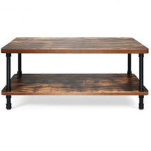 Load image into Gallery viewer, Industrial Rustic Accent Coffee Table