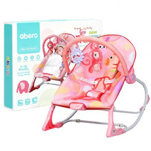 Load image into Gallery viewer, Adjustable Toddler Swing Bouncer & Rocker-Pink
