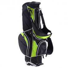 Load image into Gallery viewer, Golf Stand Cart Bag with 6-Way Divider Carry Pockets-Green