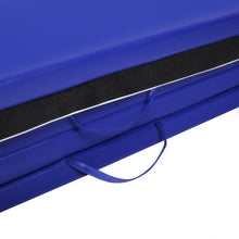 Load image into Gallery viewer, 4'x10'x2" Thick Folding Panel Gymnastics Mat-Blue