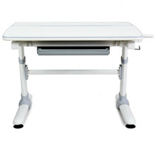 Load image into Gallery viewer, Height Adjustable Kids Desk with Tilting Desktop and Drawer