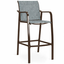 Load image into Gallery viewer, 2 pcs Counter Height Stool Chair Steel Frame Dining Bar Chair-Gray