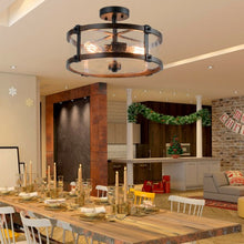 Load image into Gallery viewer, 3-Light Living Room Retro Flush Mount Ceiling Light