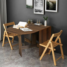 Load image into Gallery viewer, Folding Drop Leaf Dining Table Console Table