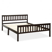 Load image into Gallery viewer, Wood Bed Frame Support Platform with Headboard and Footboard