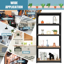 Load image into Gallery viewer, 2 Pcs Storage Shelves Garage Shelving Units Tool Utility Shelves-Black