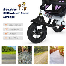 Load image into Gallery viewer, 6-In-1 Kids Baby Stroller Tricycle Detachable Learning Toy Bike-Pink