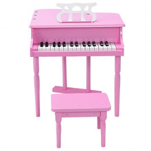 Load image into Gallery viewer, 30-key Children Grand Piano with Bench -pink
