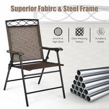 Load image into Gallery viewer, Set of 4 Patio Folding Chairs