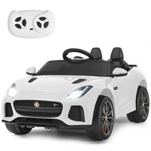 Load image into Gallery viewer, 12V Jaguar F-Type SVR Licensed Kids Ride On Car-White