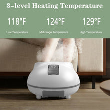 Load image into Gallery viewer, Steam Foot Spa Bath Massager Foot Sauna Care with Heating Timer Electric Rollers